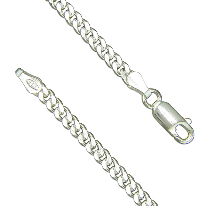 Sterling silver 20" curb chain