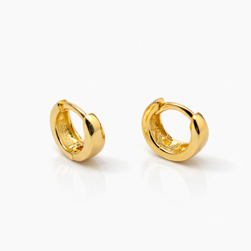 Goldplated Mini Hinged Hoops
