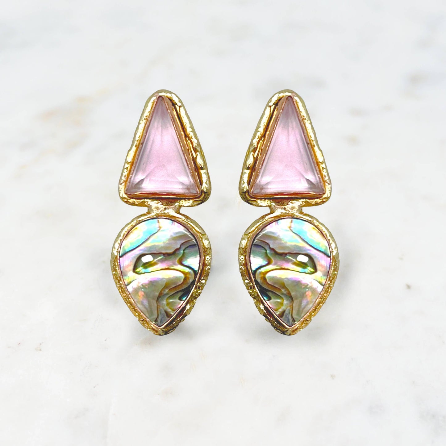 Gold Plated Caledonia Geometric Earrings