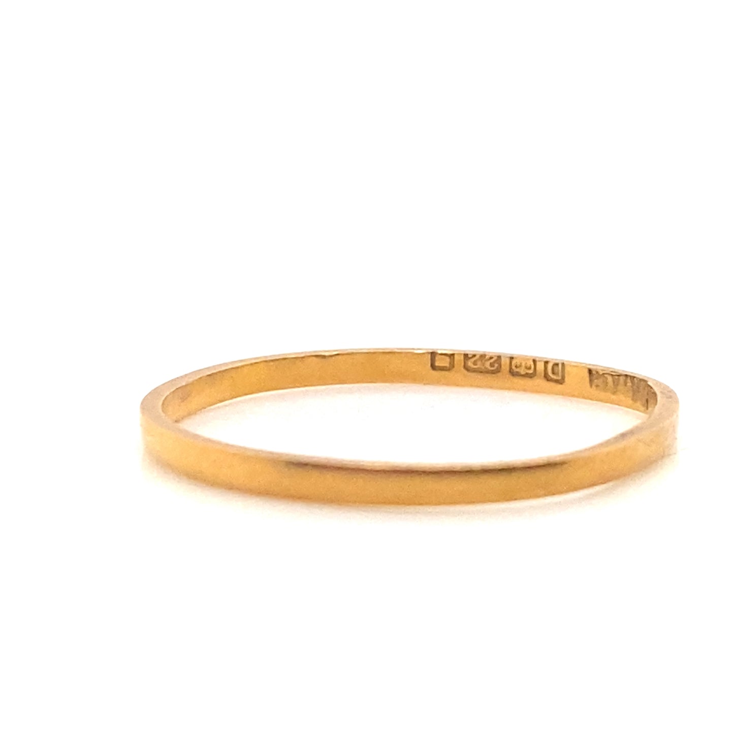 001044 Bespoke: 9ct white gold bands x 2 using existing 18ct gold ring