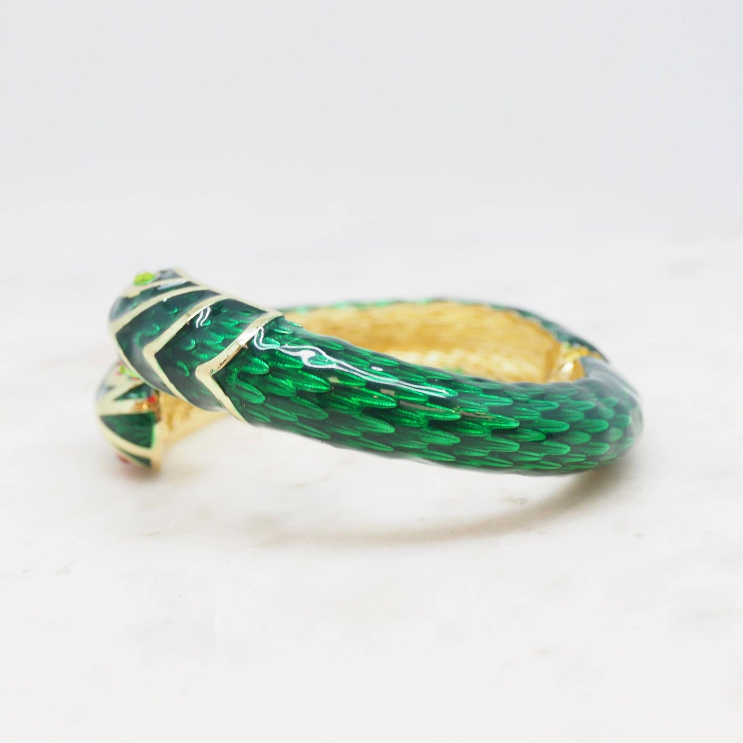 Gold Plated Serphina Snake Bracelet