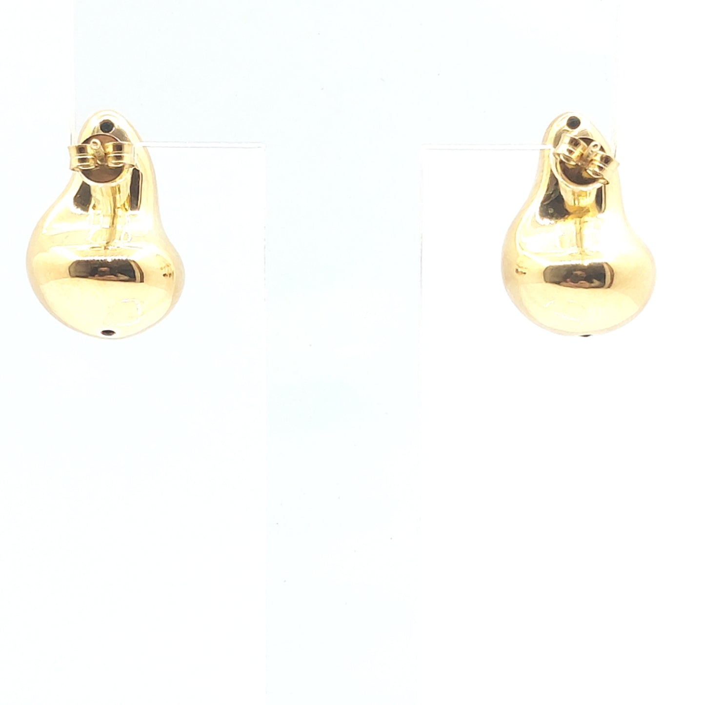 925 yellow gold botegga style earrings