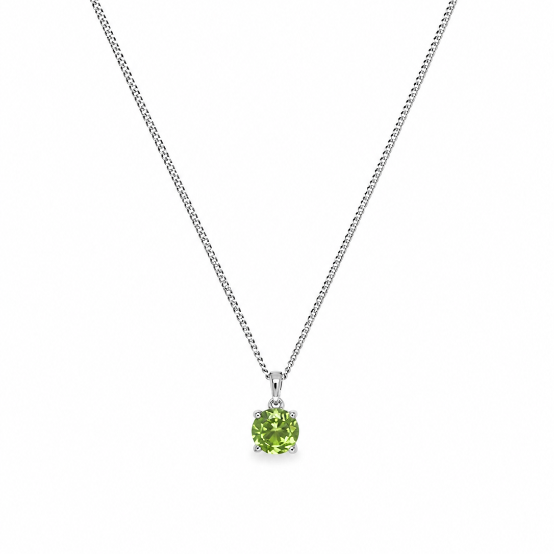 Sterling silver Peridot necklace