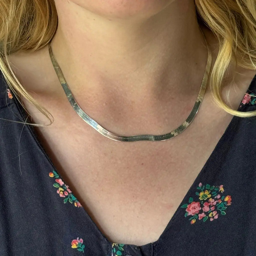 Sterling Silver Thick Snake Chain