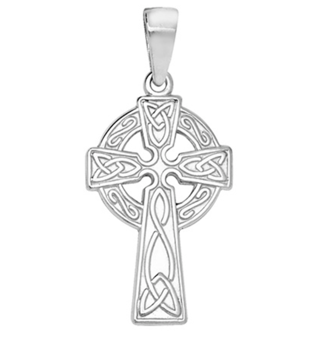 Silver Celtic Cross Pendant
