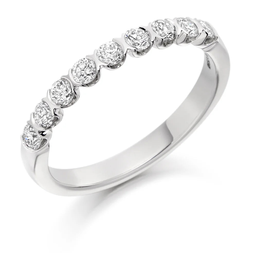 The 'June' Half Eternity Ring