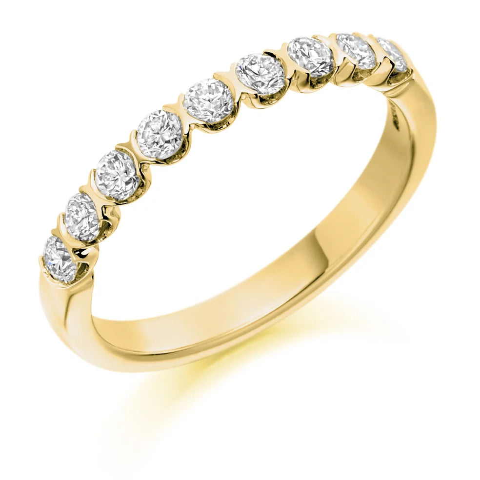 The 'June' Half Eternity Ring