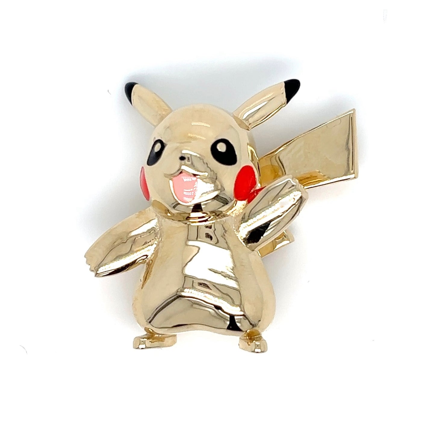Pikachu Pendant 9ct Yellow Gold with Enamel
