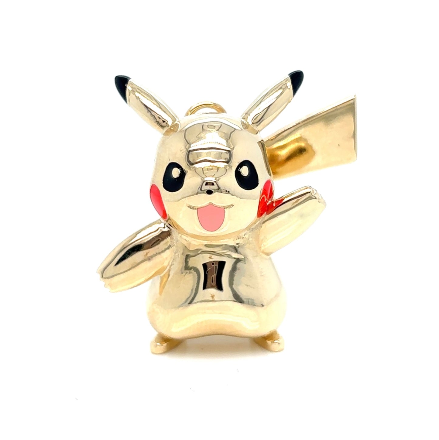 Pikachu Pendant 9ct Yellow Gold with Enamel