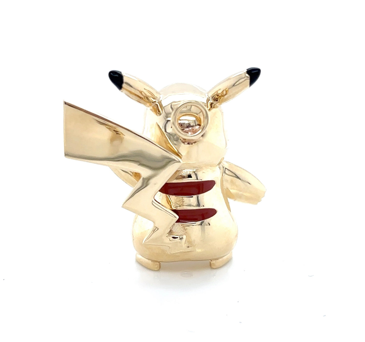 Pikachu Pendant 9ct Yellow Gold with Enamel