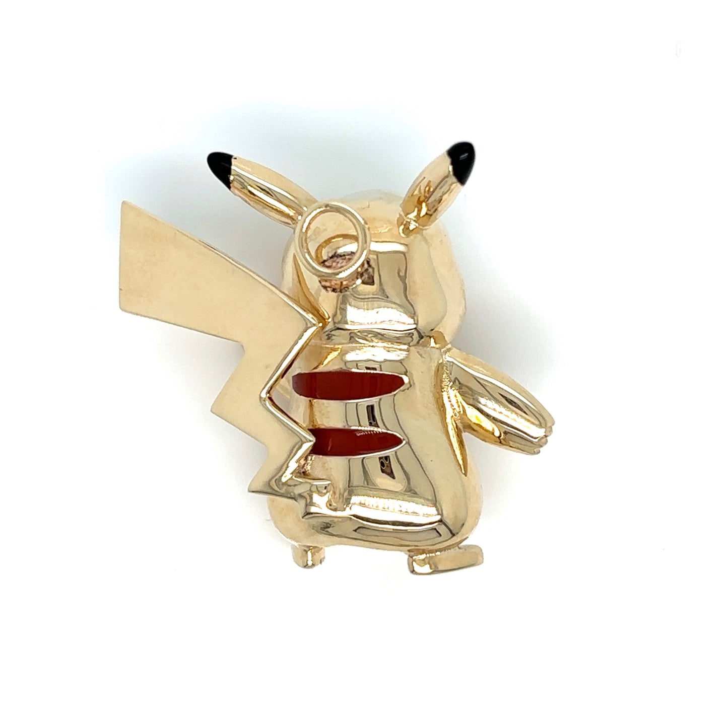 Pikachu Pendant 9ct Yellow Gold with Enamel