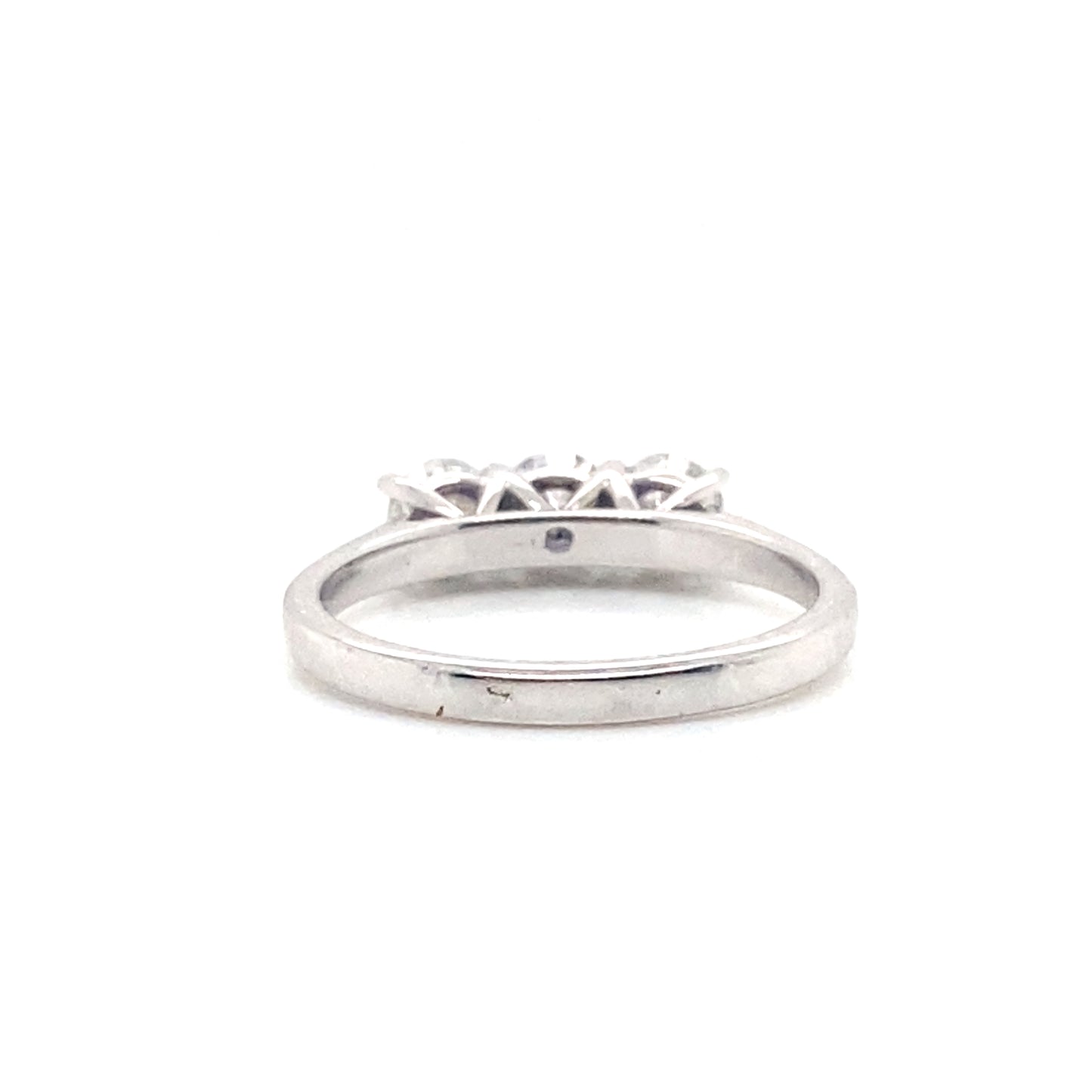 9ct White Gold Trilogy Diamond Ring