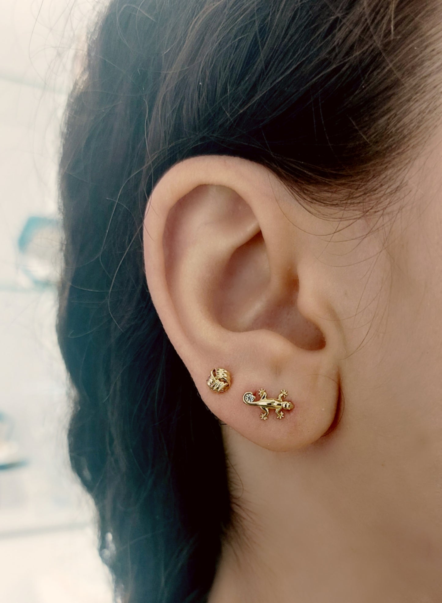 9ct Yellow Gold Knot Earrings 4mm