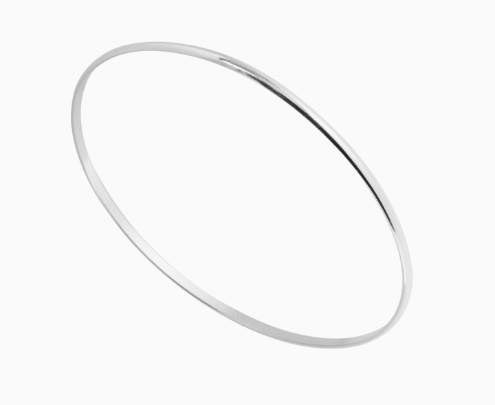925 Plain Silver Bangle