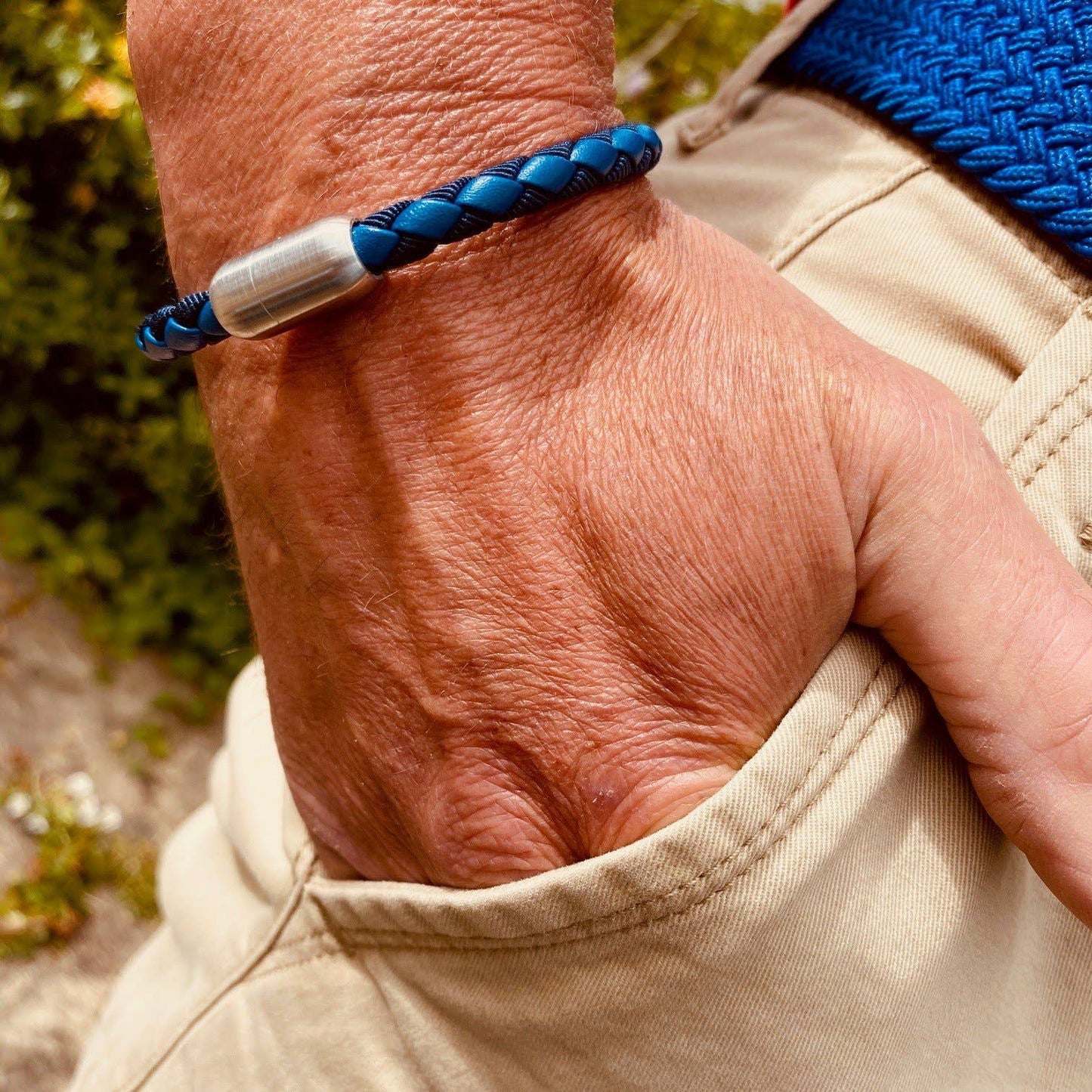 Spectre Brown Leather Bracelet With Matt Clasp