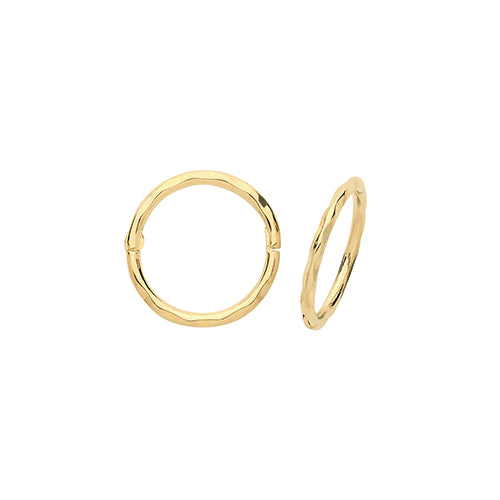 9ct Yellow Gold Cartilage Ear Hoop