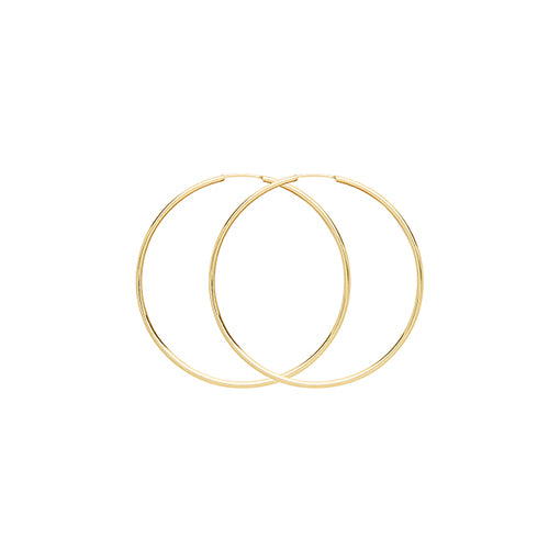 9ct Yellow Gold 35mm Sleepers