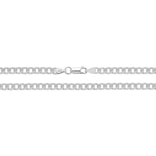 Sterling Silver Curb Chain 20"