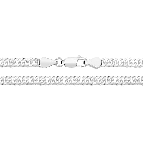 925 double curb bracelet 080 gauge
