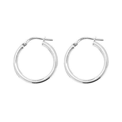 Sterling Silver 19mm Hoop Earrings