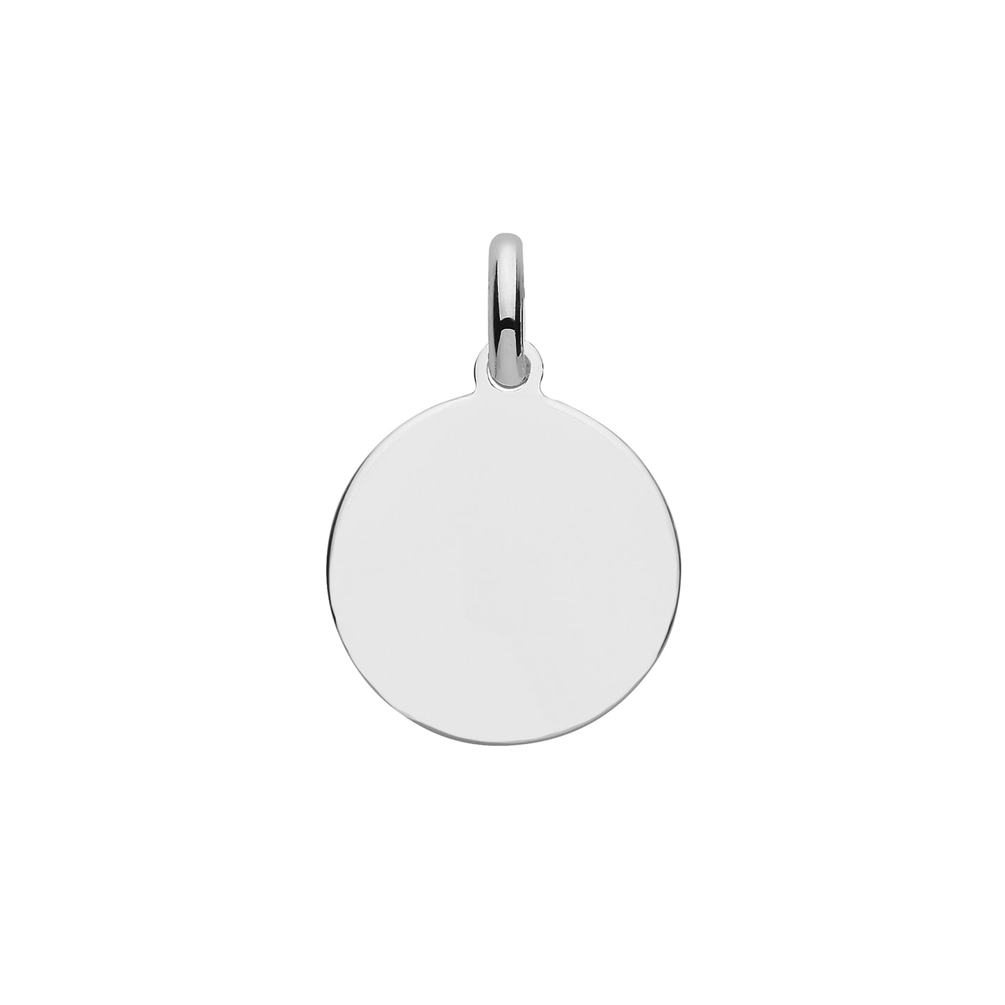 925 Silver Round Tag Pendant