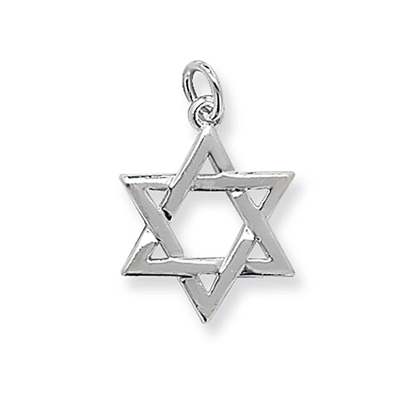 925 Silver Star Of David Pendant