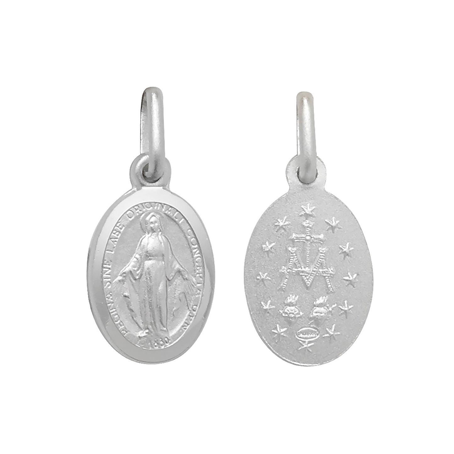 Sterling Silver Oval St Christopher's Pendant