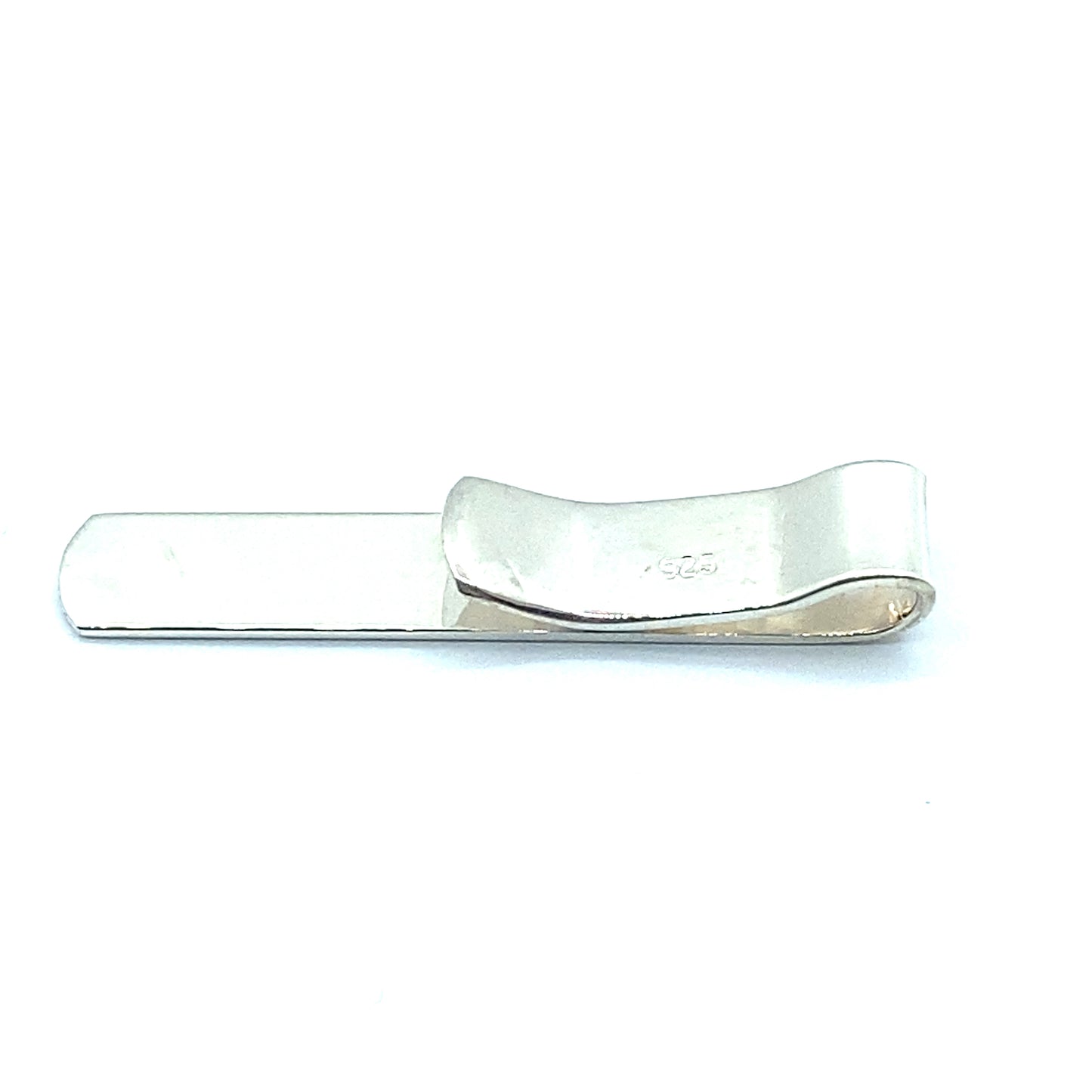 Sterling Silver Pin Skinny Tie Slide