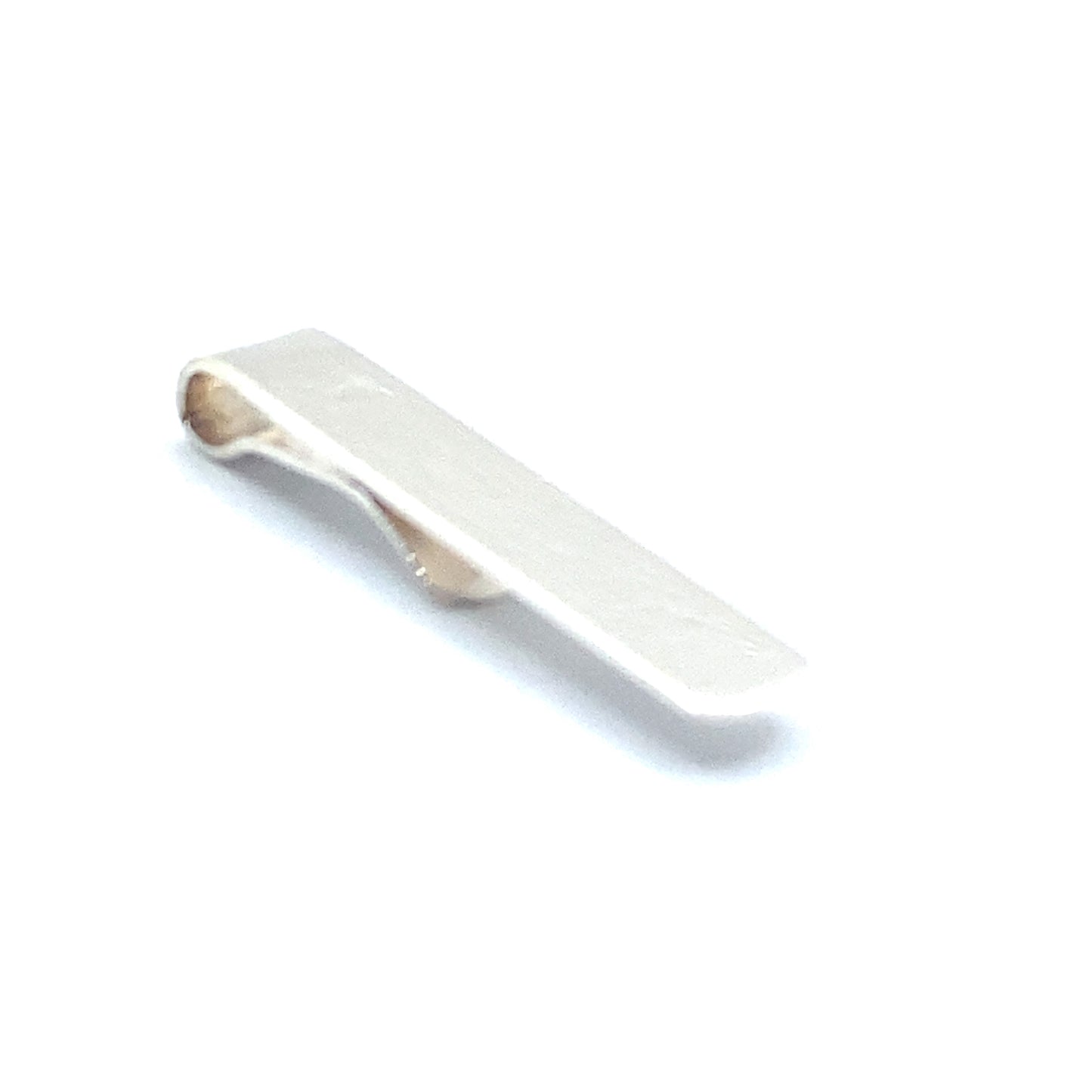 Sterling Silver Pin Skinny Tie Slide