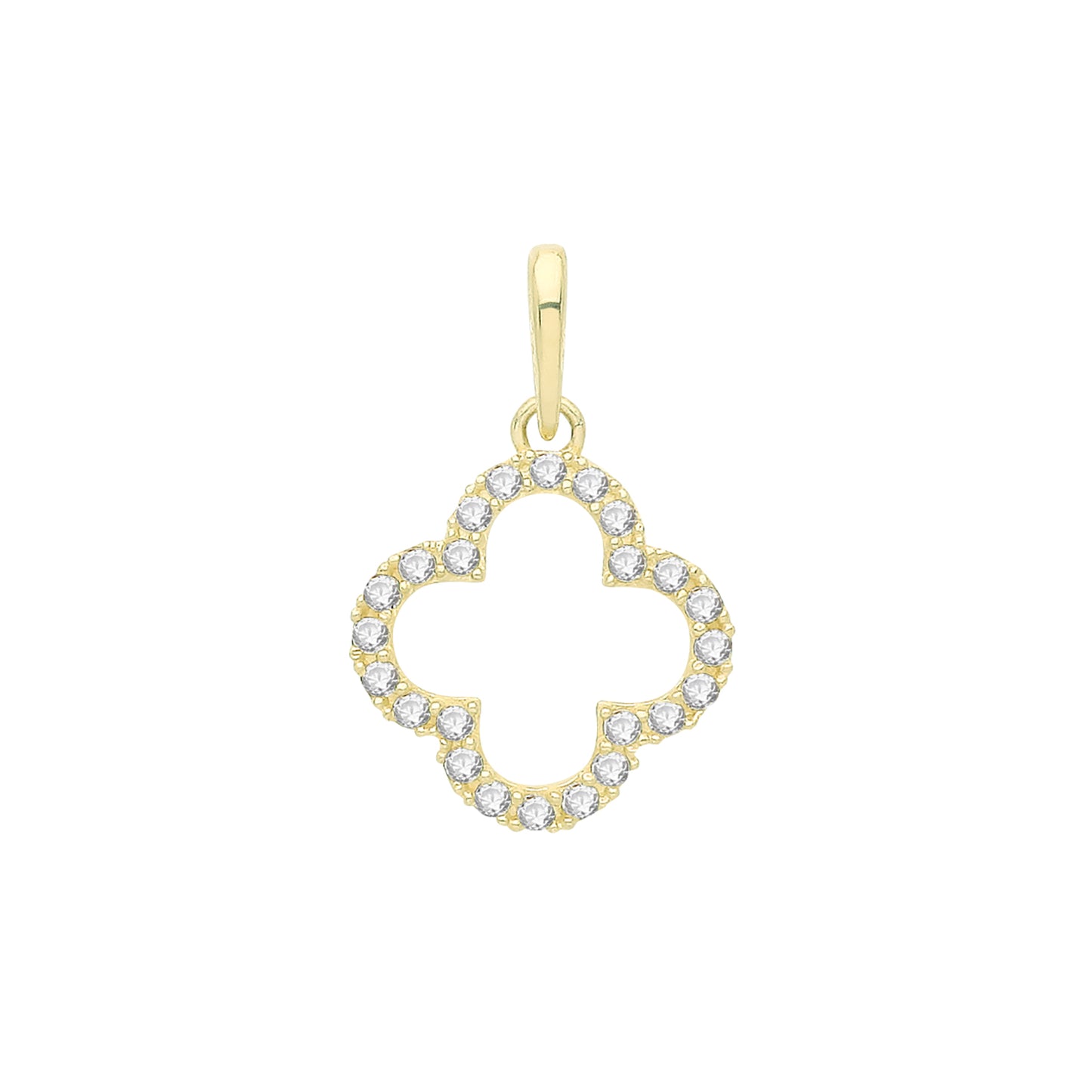 9ct Clover Pendant