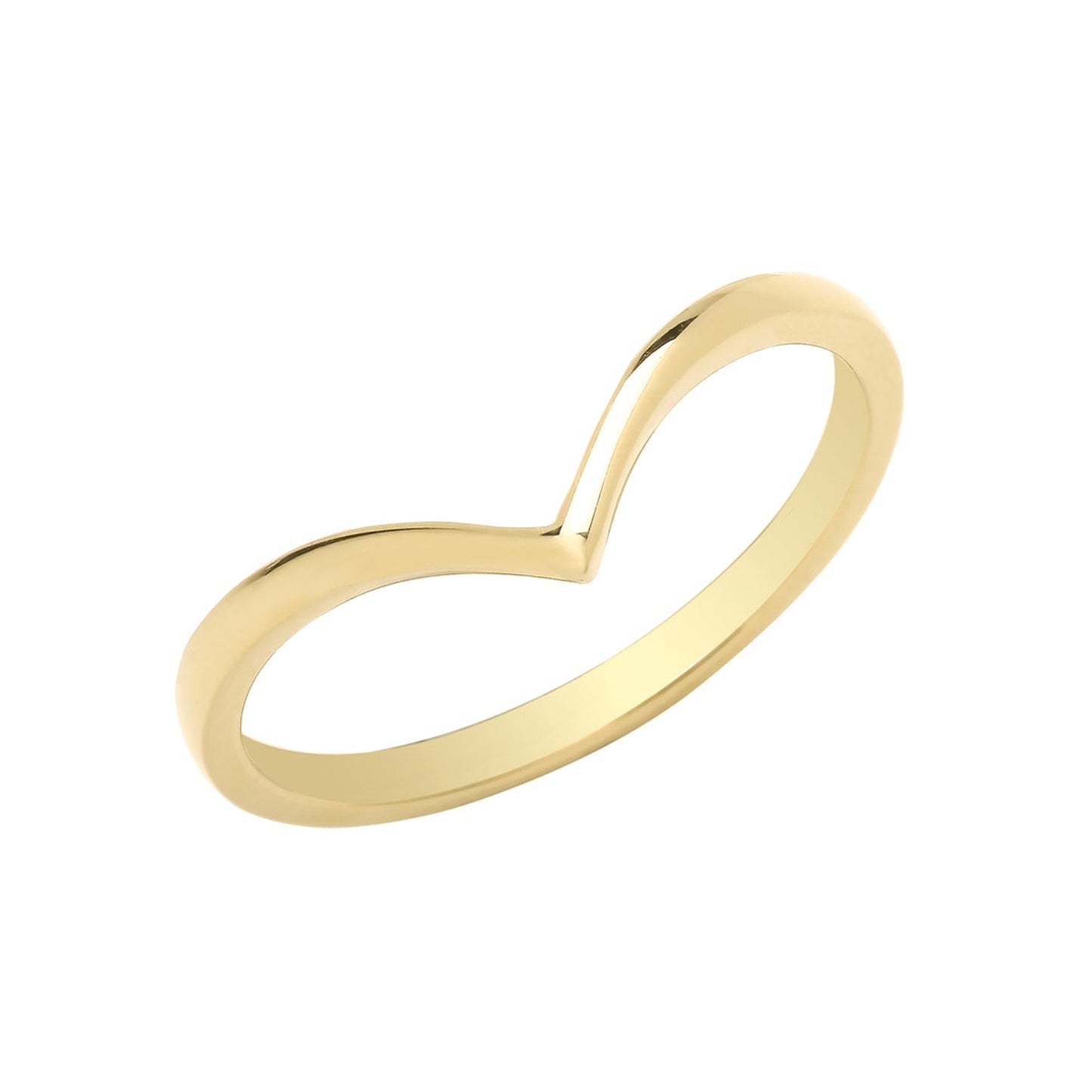 Wishbone Ring in 9ct Yellow Gold