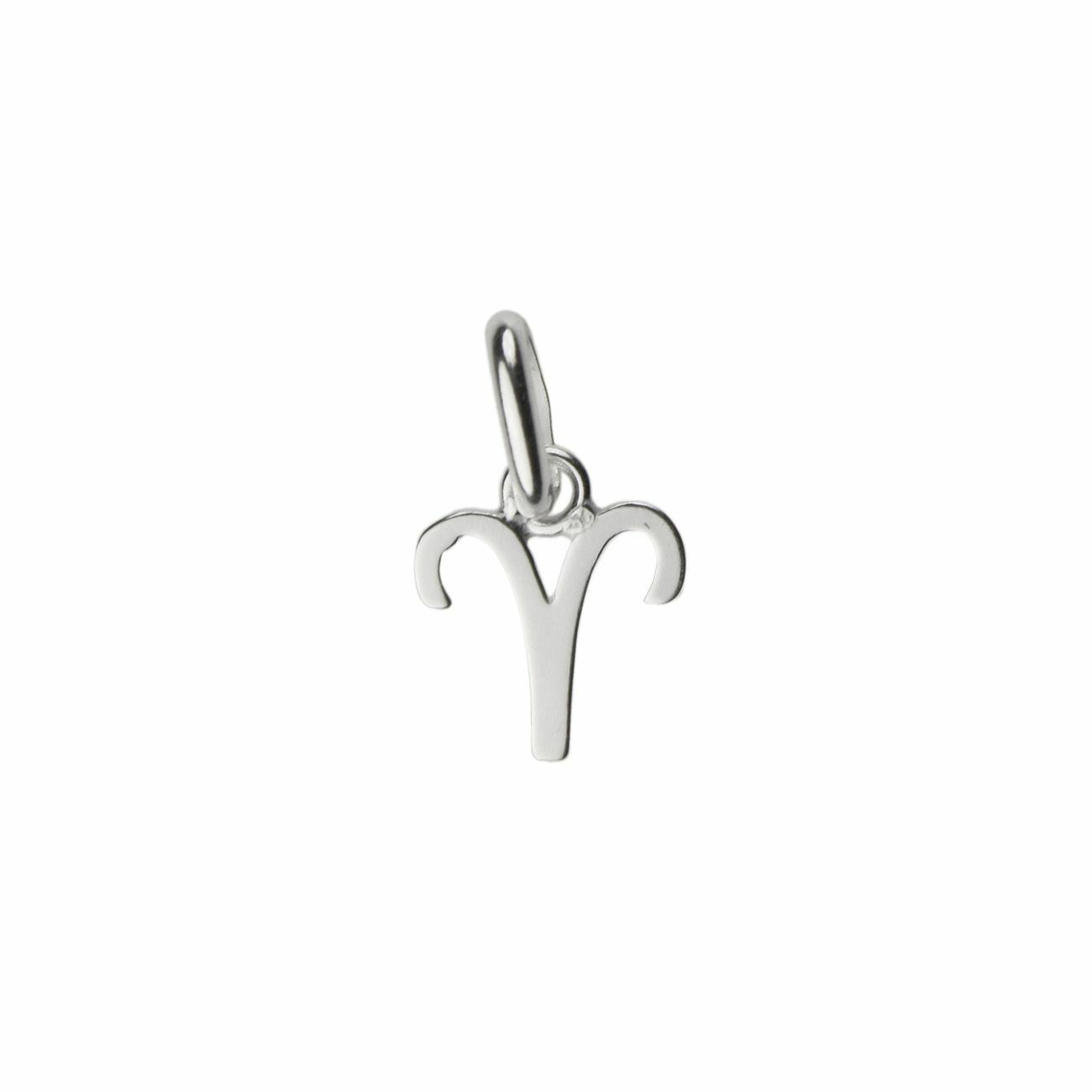 Sterling Silver Aries Star Sign Mini Pendant Necklace, 18"
