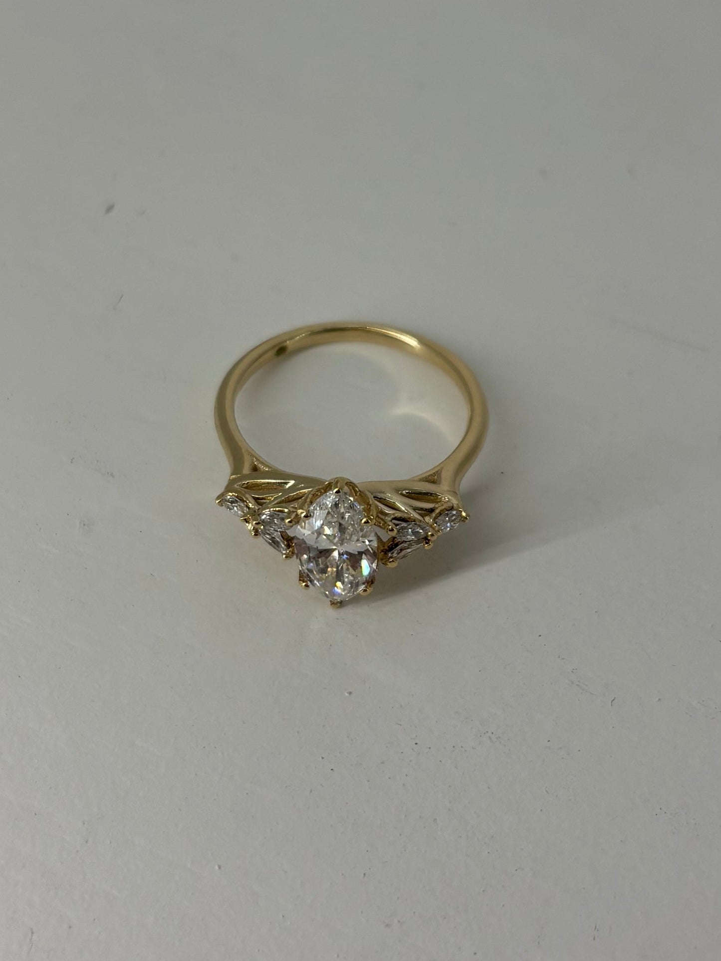 Monroes Fairy Marquise Engagement Ring