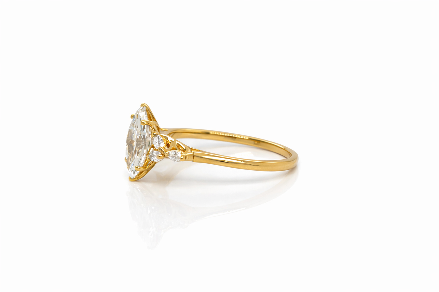 Monroes 'Fairytale' 1.40cts Lab Grown Marquise Engagement Ring
