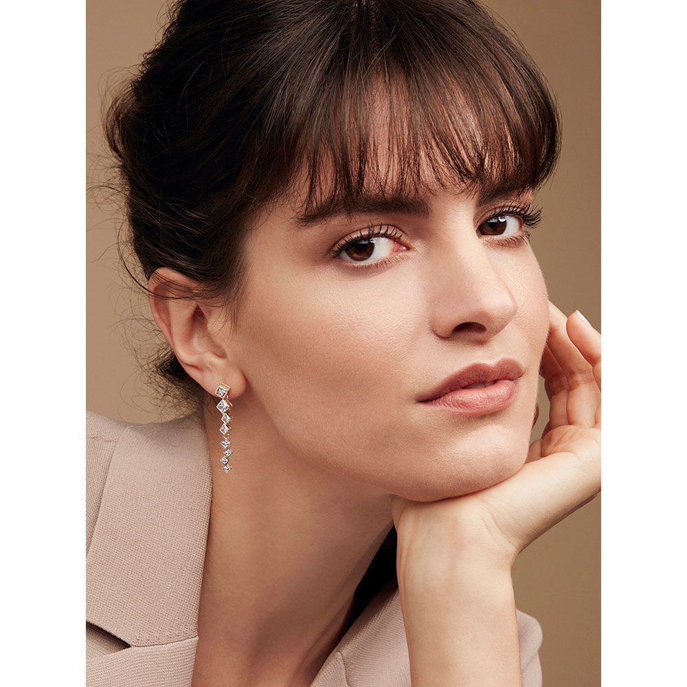 Icicle Drop Stud Earrings