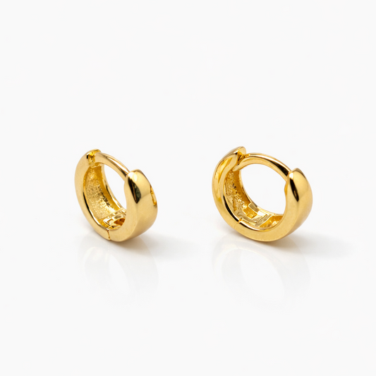 Goldplated Mini Hinged Hoops