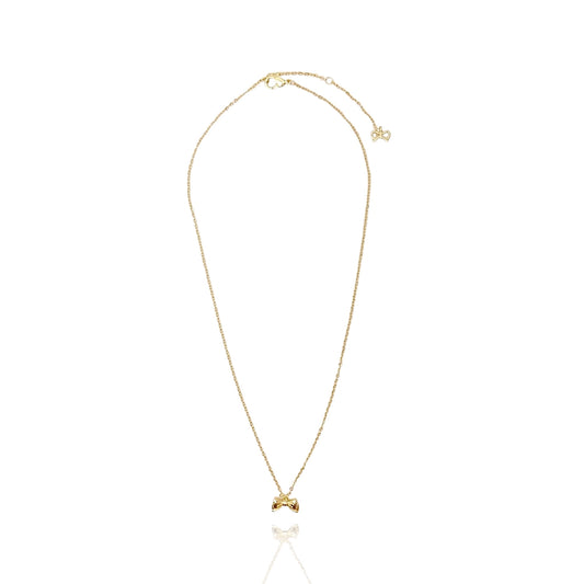 Bow Pendant Necklace 18ct Gold Plated