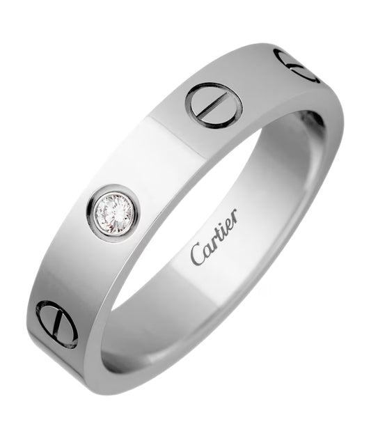 Cartier One Diamond Love Ring Size 49