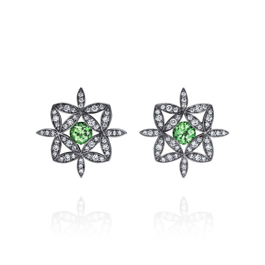 tsavorutes earrings