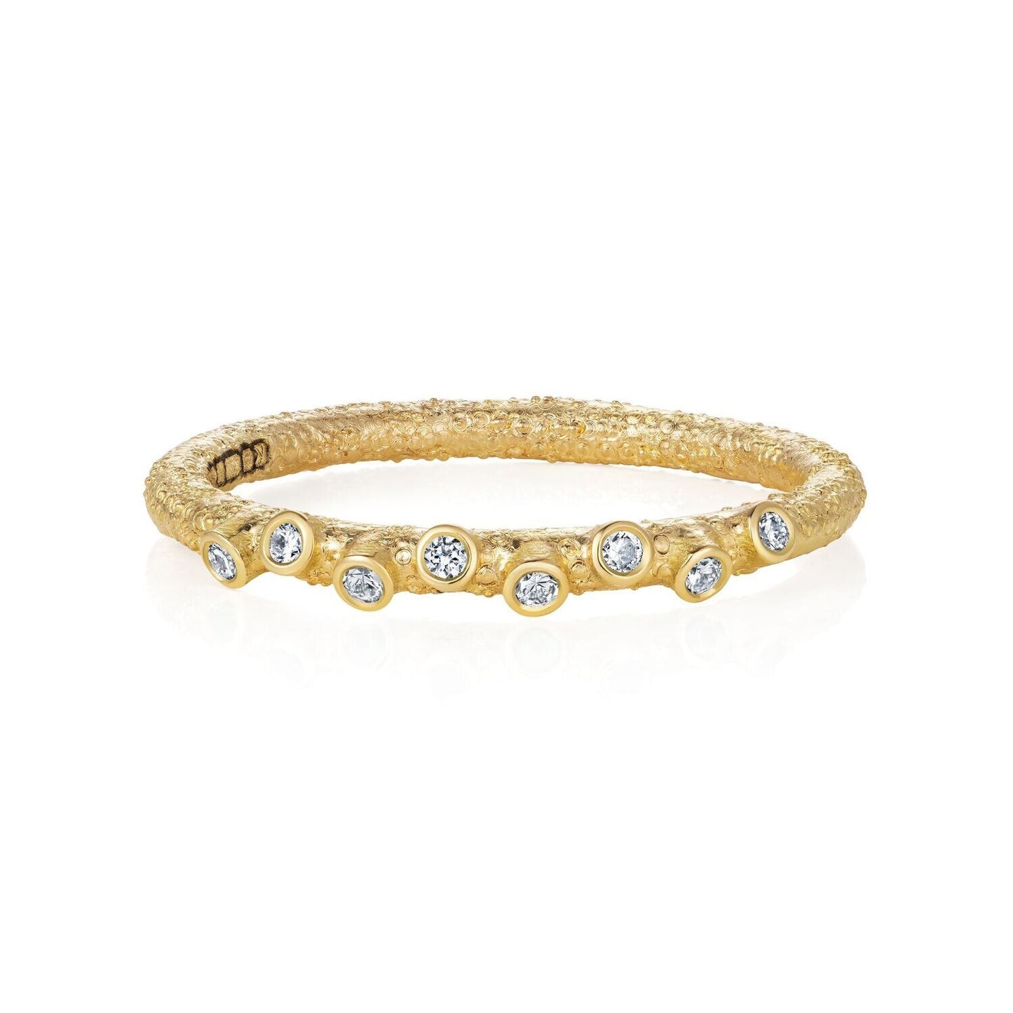 Diamond Nature Inspired Twig Ring in 18ct Yellow Gold