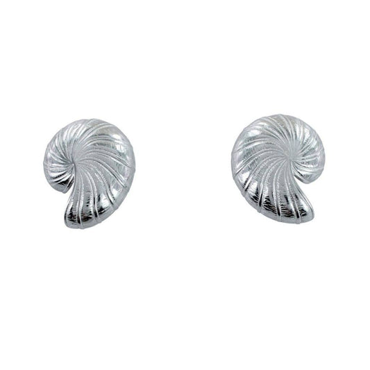 Nautilus Shell Stud Earrings