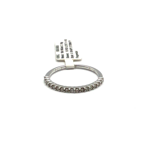18ct White Gold U Shape Eternity Ring