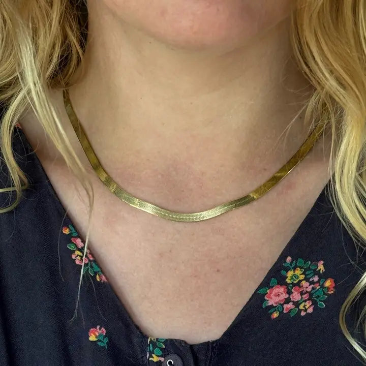 Thick Snake Chain 18Ct Gold plated