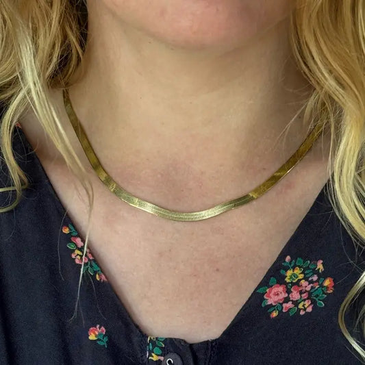 Thick Snake Chain 18Ct Gold plated
