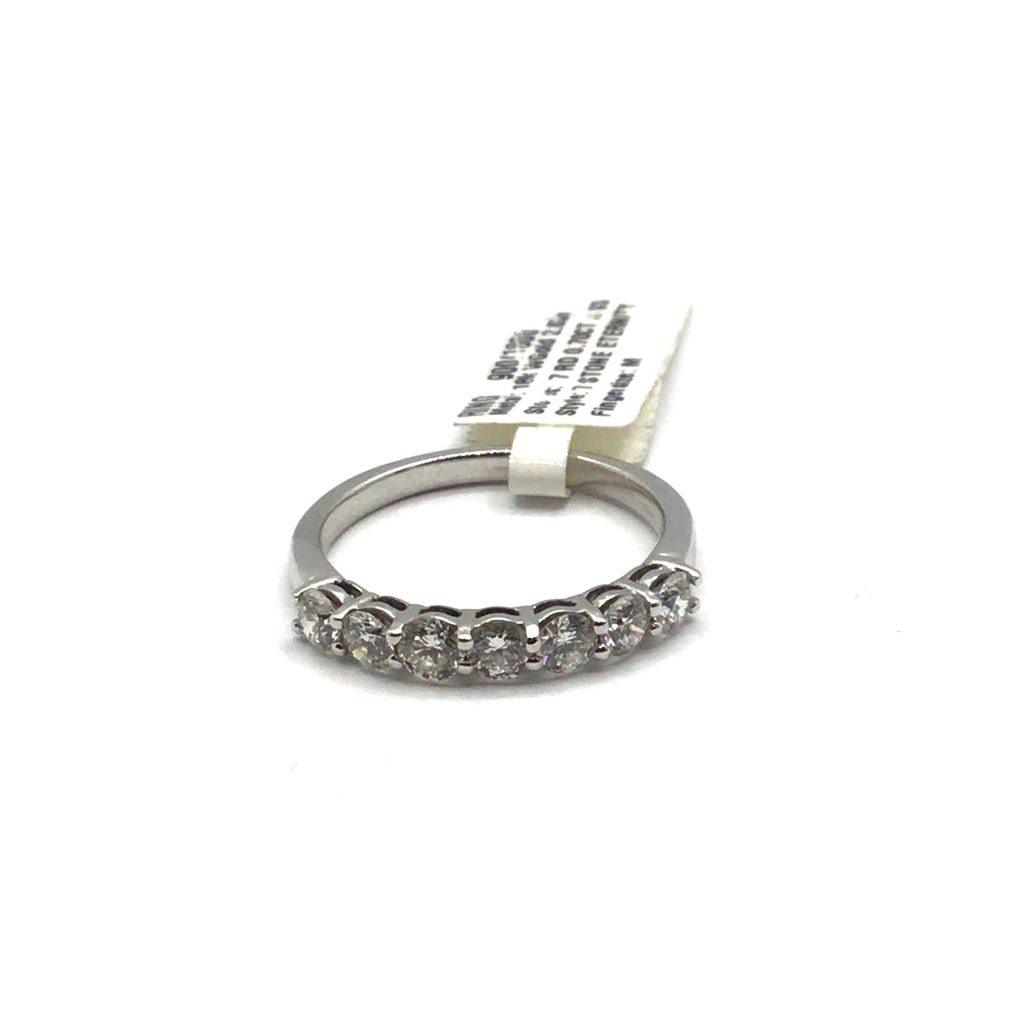 18ct White Gold 7 Diamond Eternity Ring