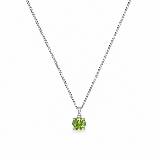 Sterling silver Peridot necklace