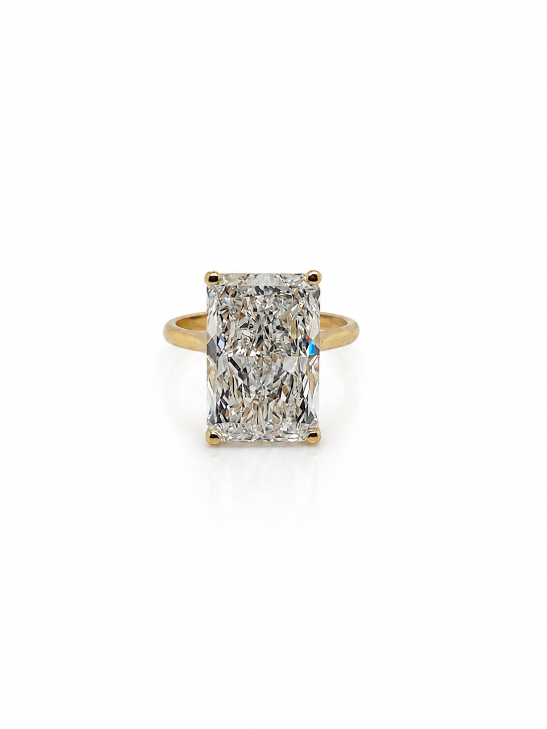 001740 DJ Coombes Bespoke 18ct Yellow Gold Engagement Ring Mount & Setting