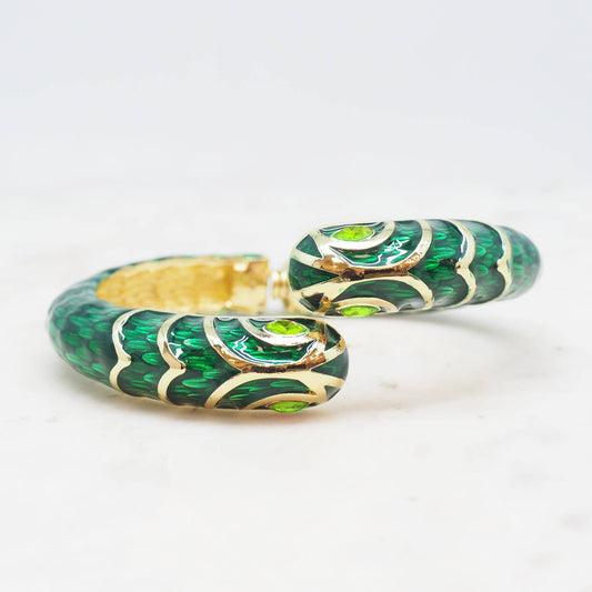 Gold Plated Serphina Snake Bracelet