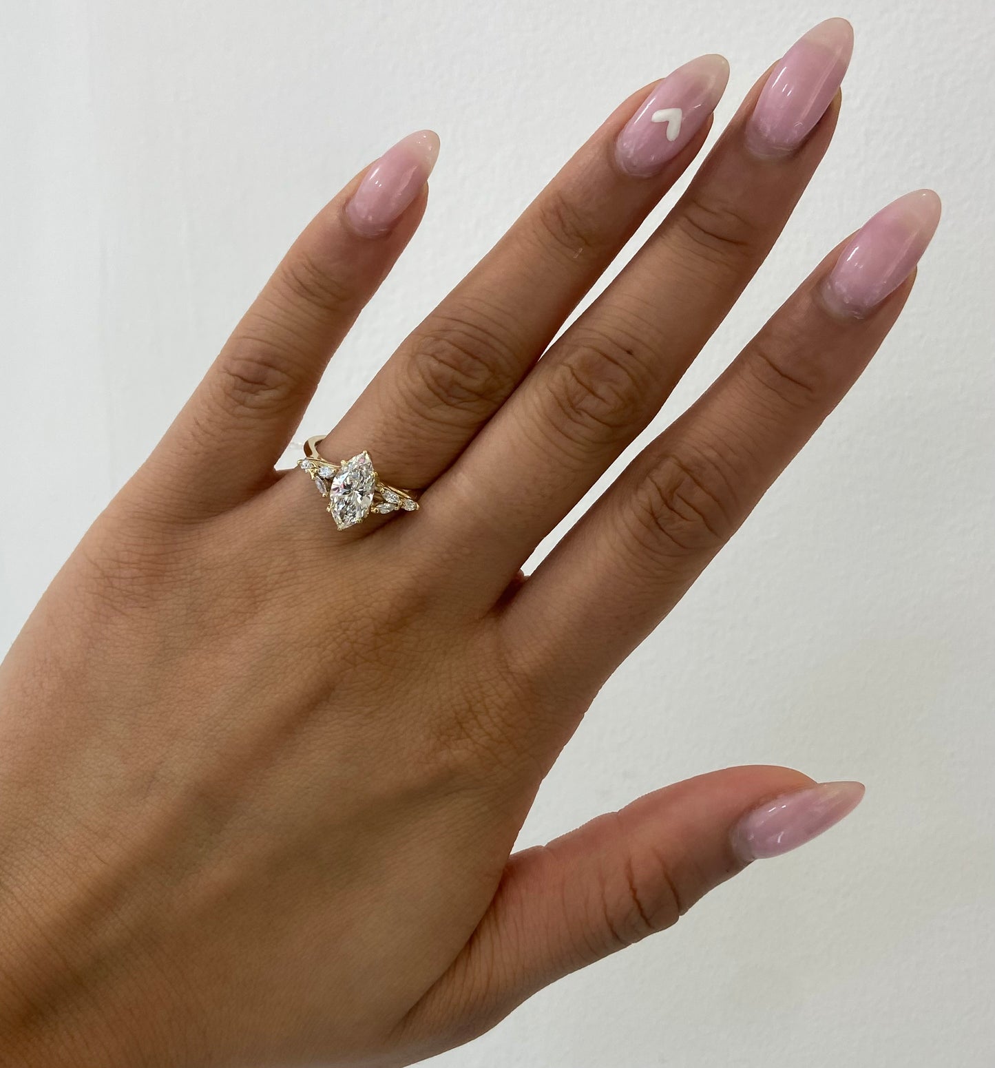 Monroes 'Fairytale' 1.40cts Lab Grown Marquise Engagement Ring