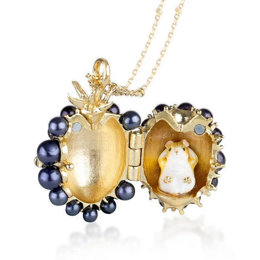 Blackberry & Mouse Necklace